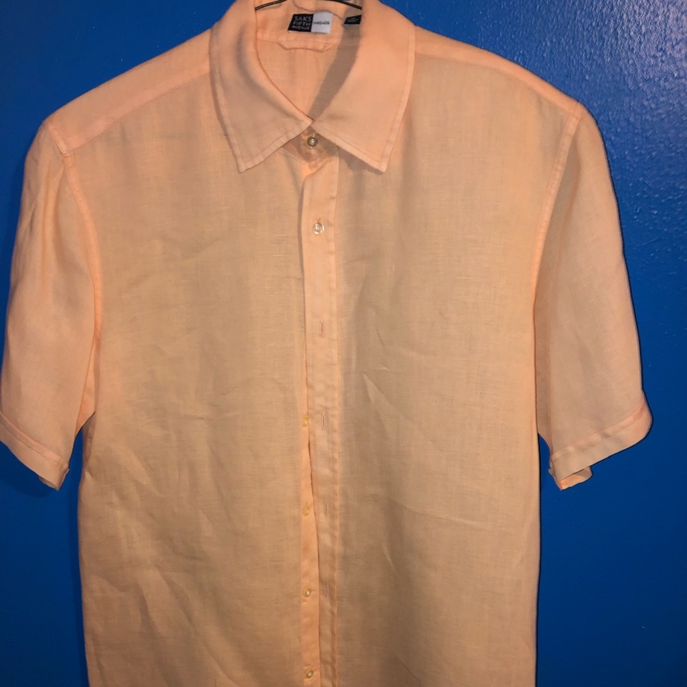 Men’s Saks Fifth Avenue short sleeve shirt